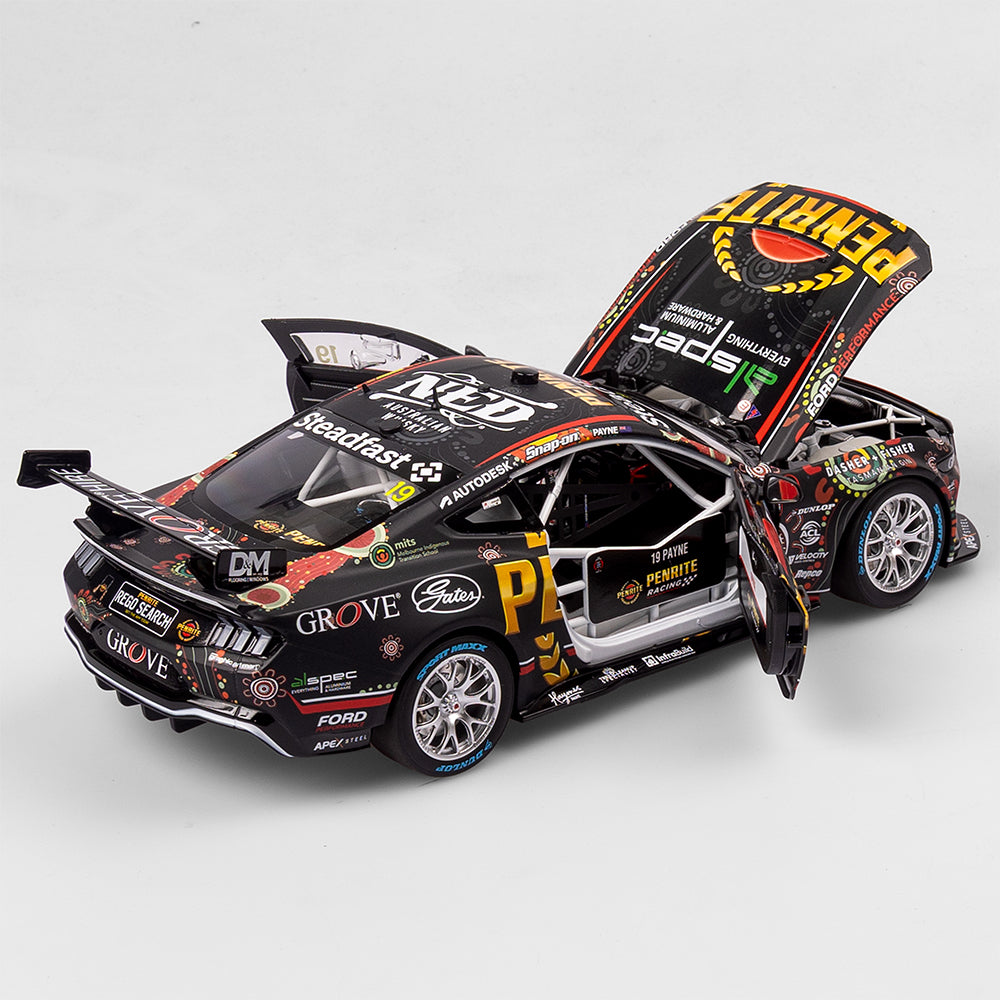 1:18 Penrite Racing #19 Ford Mustang GT - 2024 Betr Darwin Triple Crown Indigenous Livery - Expo Exclusive