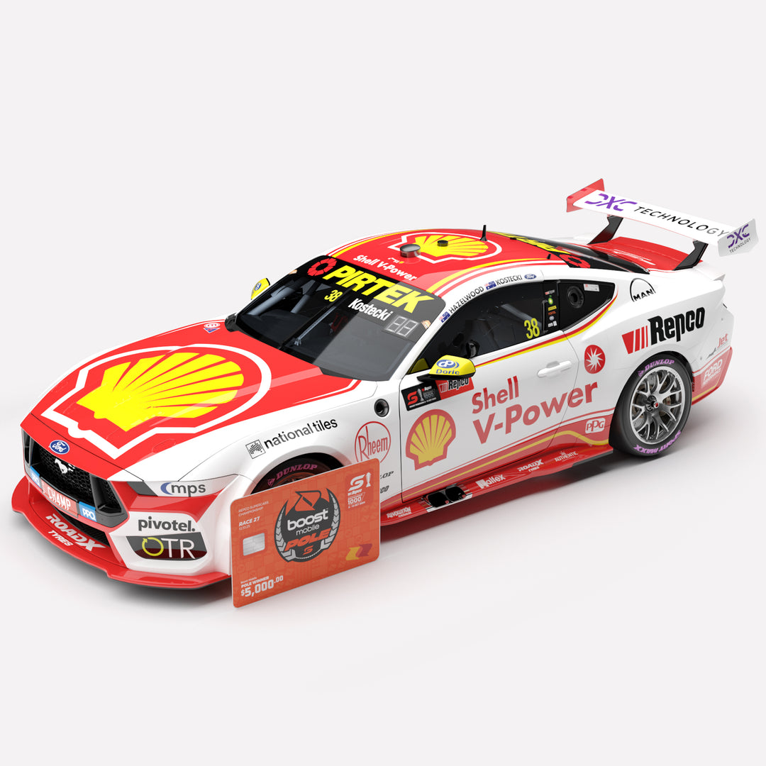 1:18 Shell V-Power Racing Team #38 Ford Mustang GT - 2025 Repco Bathurst 1000 Pole Position
