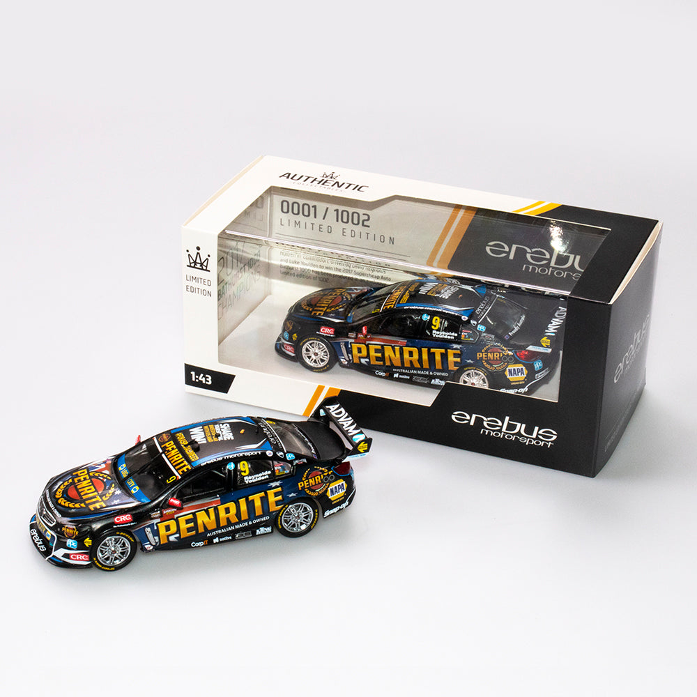 1:43 Erebus Penrite Racing #9 Holden VF Commodore 2017 Bathurst 1000 Winner