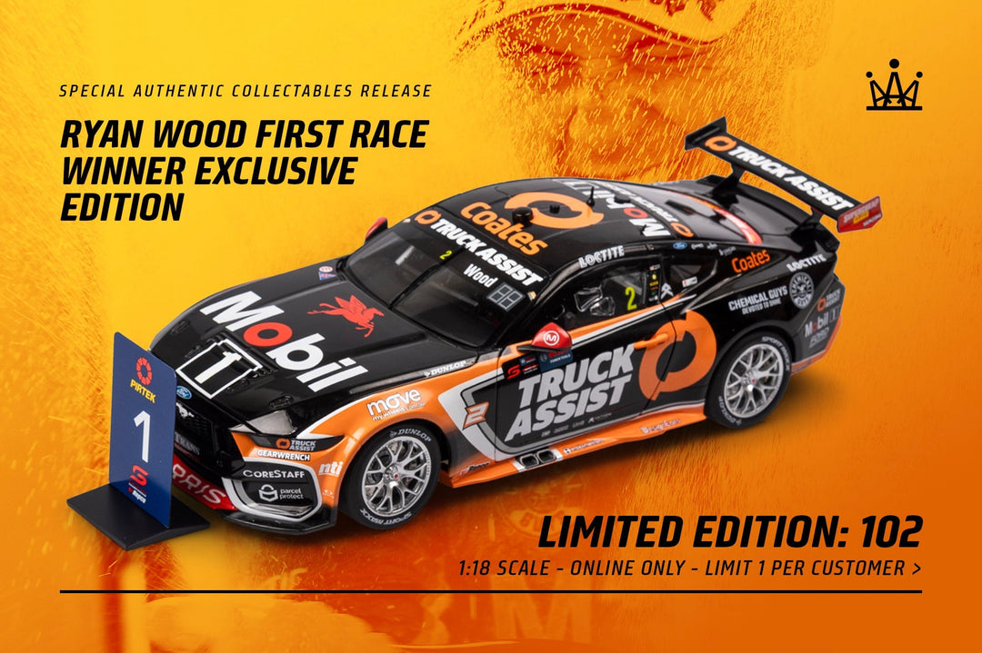1:18 WAU Ryan Wood First Race Winner Exclusive Edition Launched - Available 10am AWST Thursday