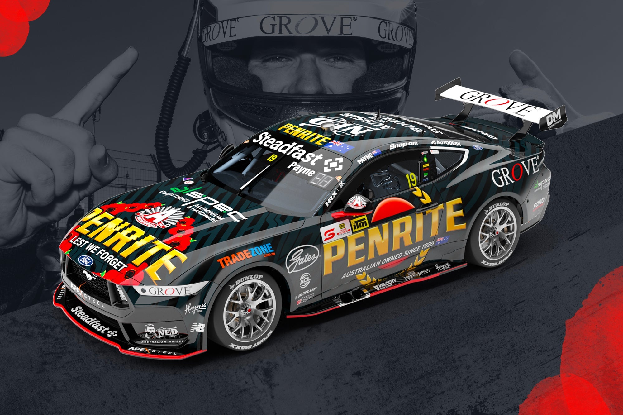 Penrite Racing Merchandise New Model Announcement: Penrite Racing ANZAC Appeal 2025 Jason Richard ...