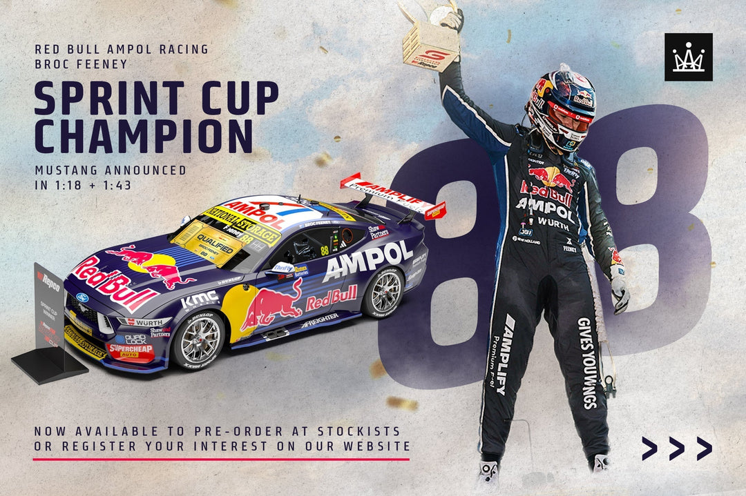 New Model Announcements: Broc Feeney's 2026 Sprint Cup Champion Mustang In 1:18 + 1:43