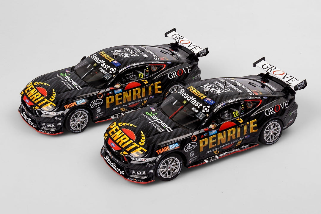 Payne / Allen 2025 Penrite Racing Mustangs Arrive In 1:18