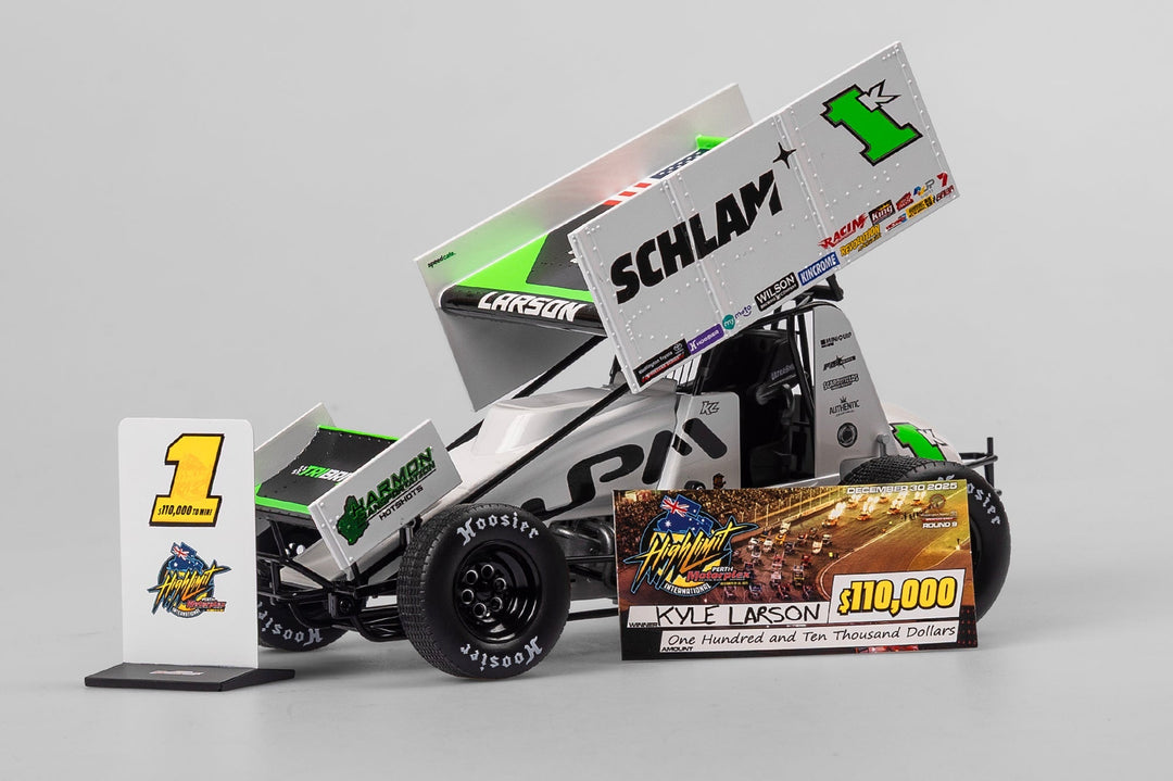 The 1:18 Scale Kyle Larson 2025 High Limit Perth Winner Is Here!