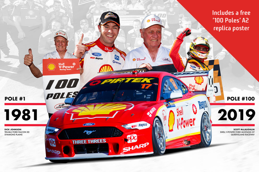 Pre-Order Alert: Dick Johnson Racing / DJR Team Penske 100 Championship Poles Print