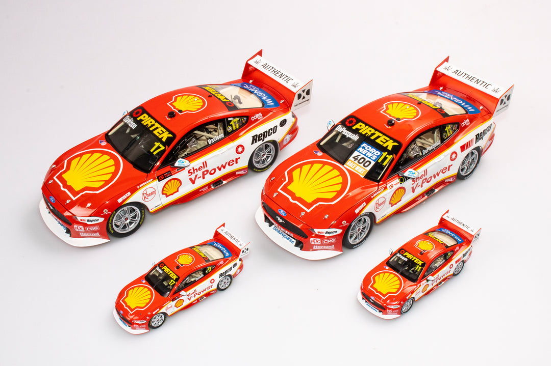 Now In Stock: 1:18 / 1:43 2021 Shell V-Power Racing Team Ford Mustangs inc the 400th Race Winner for Ford
