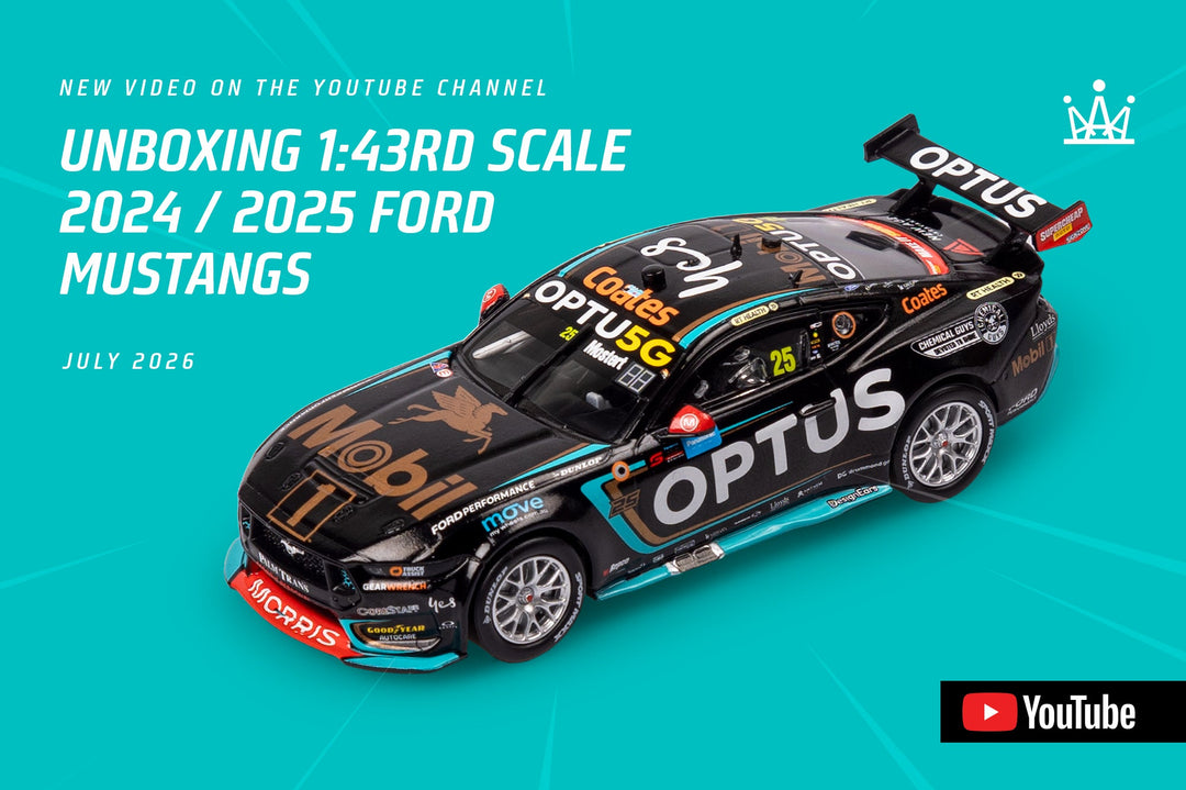 New Youtube Video: Unboxing 1:43 Scale 2025 Shell V-Power Racing Team and 2024 WAU Sydney SuperNight Supercars!