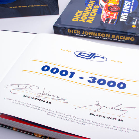 Dick Johnson Racing: The First To 1000 Official Signed Limited Edition Hardcover Book