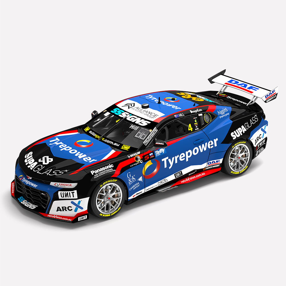 1:43 Tyrepower Racing #4 Chevrolet Camaro ZL1 - 2024 Supercars Championship Season