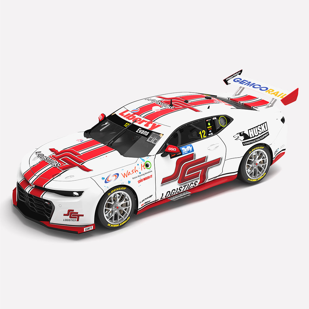 1:43 Brad Jones Racing SCT Logistics #12 Chevrolet Camaro ZL1 - 2024 Supercars Championship Season