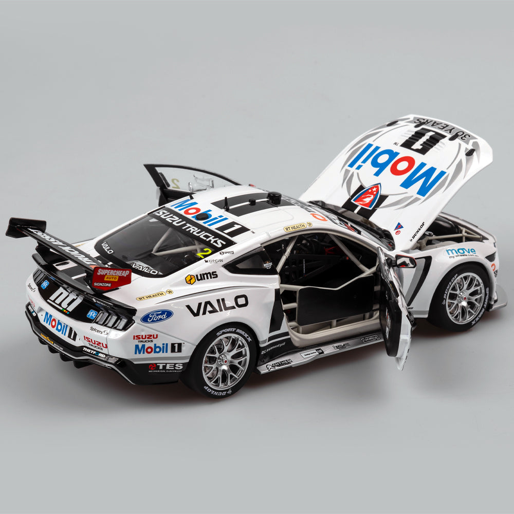 1:18 Mobil 1 NTI Racing #2 Ford Mustang GT - 2023 Supercars Championsh ...
