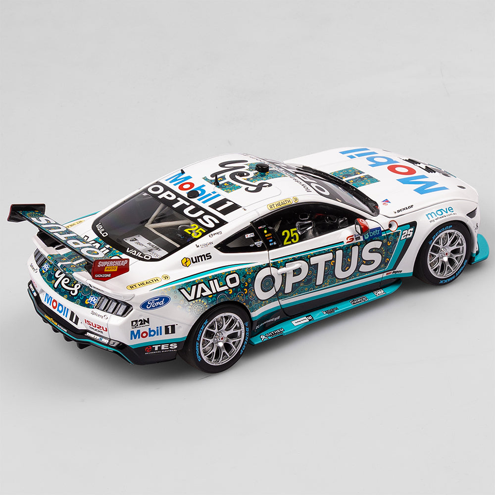 1:18 Mobil 1 Optus Racing #25 Ford Mustang GT - 2023 Darwin Triple Crown Indigenous Round