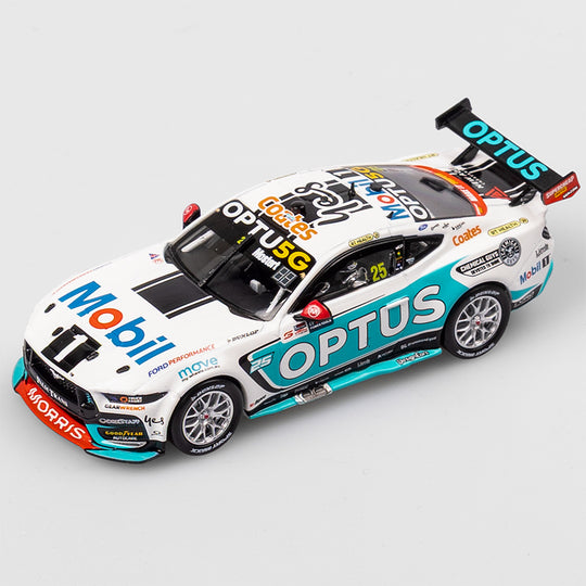 1:43 Mobil 1 Optus Racing #25 Ford Mustang GT - 2024 Perth SuperSprint Race 9 Winner (First Ford Win for WAU)
