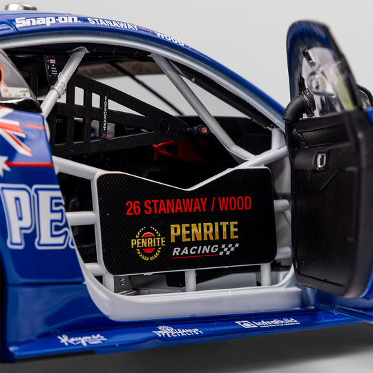1:18 Penrite Racing #26 Ford Mustang GT - 2024 Penrite Oil Sandown 500 Retro Livery