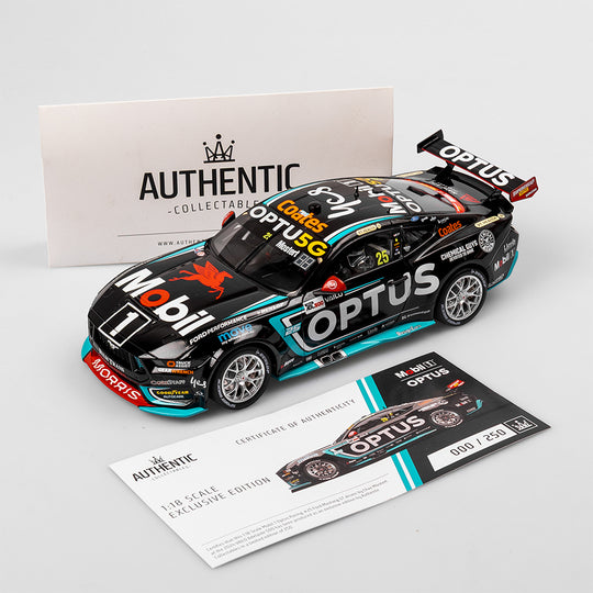 1:18 Mobil 1 Optus Racing #25 Ford Mustang GT - 2024 Vailo Adelaide 500 Exclusive Edition