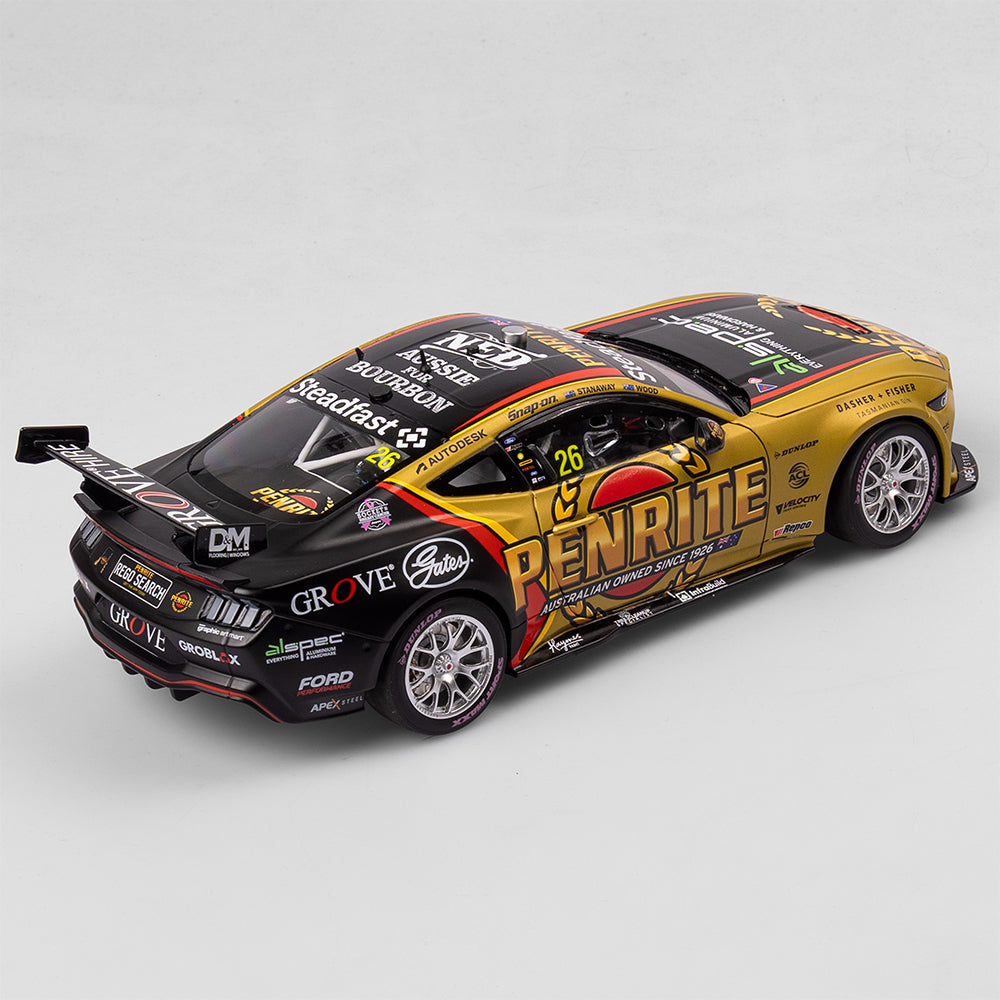 1:18 Penrite Racing #26 Ford Mustang GT - 2024 Repco Bathurst 1000 Gold Livery