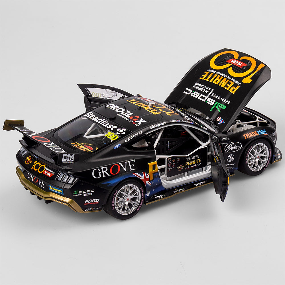 1:18 Penrite Racing #100 Ford Mustang GT - 2025 Repco Bathurst 1000 Winner