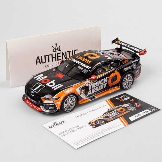 1:18 Mobil 1 Truck Assist Racing #2 Ford Mustang GT - 2025 ITM Taupo Super 440 Race 8 Podium