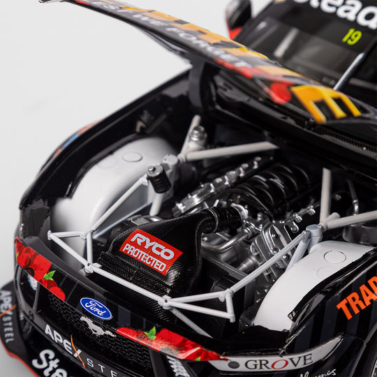 1:18 Penrite Racing ANZAC Appeal #19 Ford Mustang GT - 2025 ITM Taupo Super 440 Jason Richards Trophy Winner