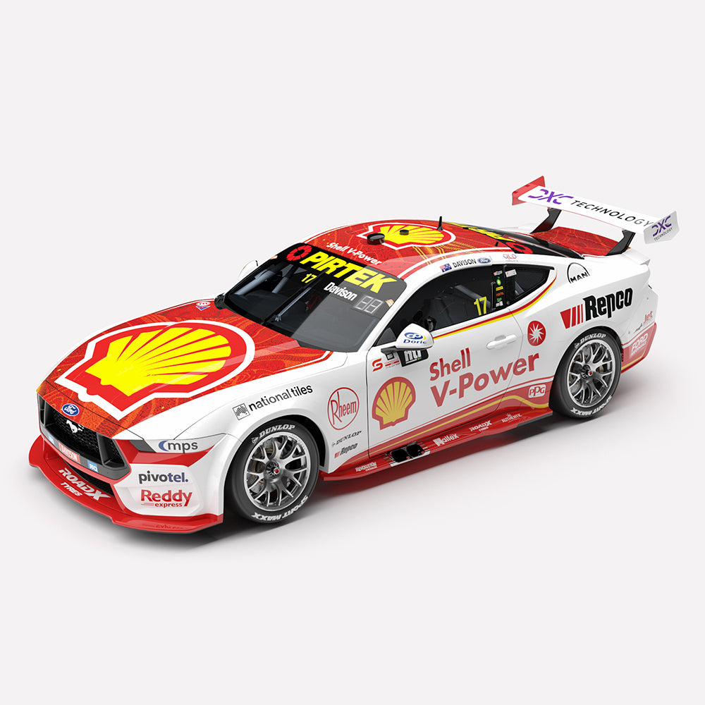 1:43 Shell V-Power Racing Team #17 Ford Mustang GT - 2025 Townsville 500 Indigenous Livery