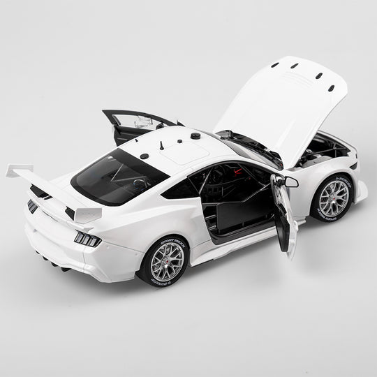 1:18 Plain Body Ford Mustang GT Gen3 Supercar - Gloss White