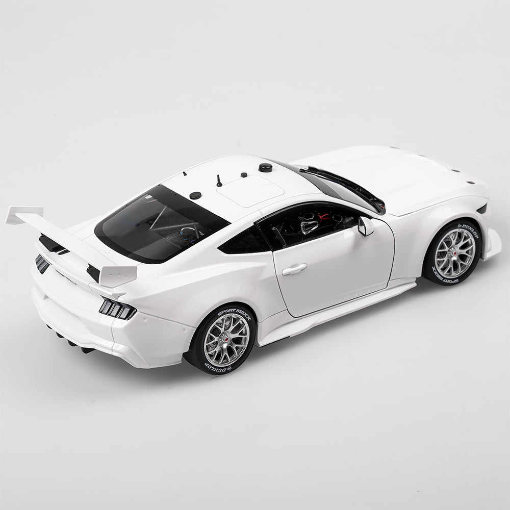 1:18 Plain Body Ford Mustang GT Gen3 Supercar - Gloss White