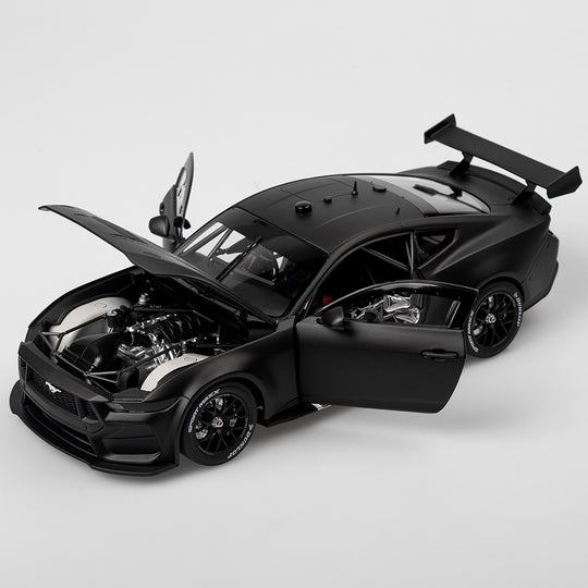 1:18 Plain Body Ford Mustang GT Gen3 Supercar - Matte Black