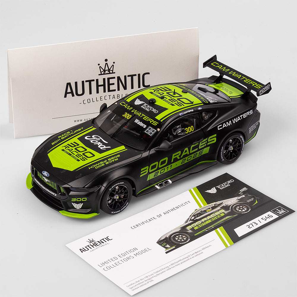 1:18 Tickford Racing #300 Ford Mustang GT - Cam Waters 300 Races Special Edition