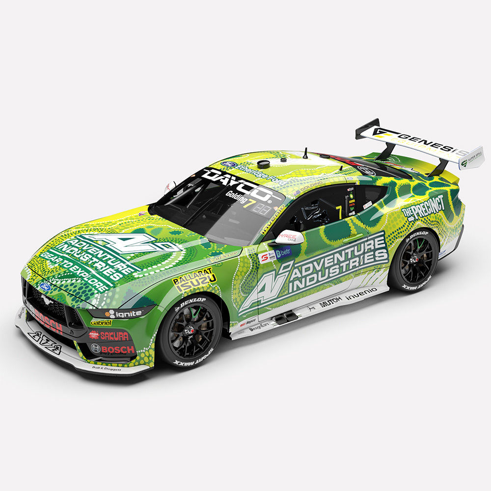 1:18 CoolDrive Racing #7 Adventure Industries Ford Mustang GT - 2026 Betr Darwin Triple Crown Indigenous Round