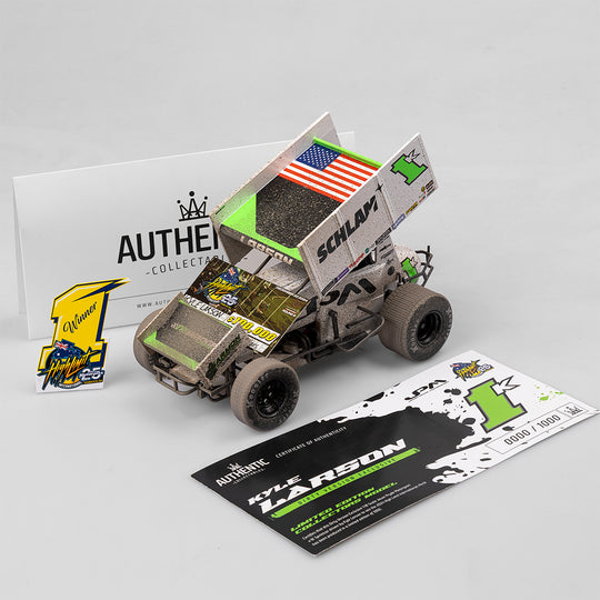 1:18 Scale Jason Pryde Motorsport #1K Sprintcar - 2024 High Limit International Perth Winner - Dirty Version Exclusive (Pre-Order)
