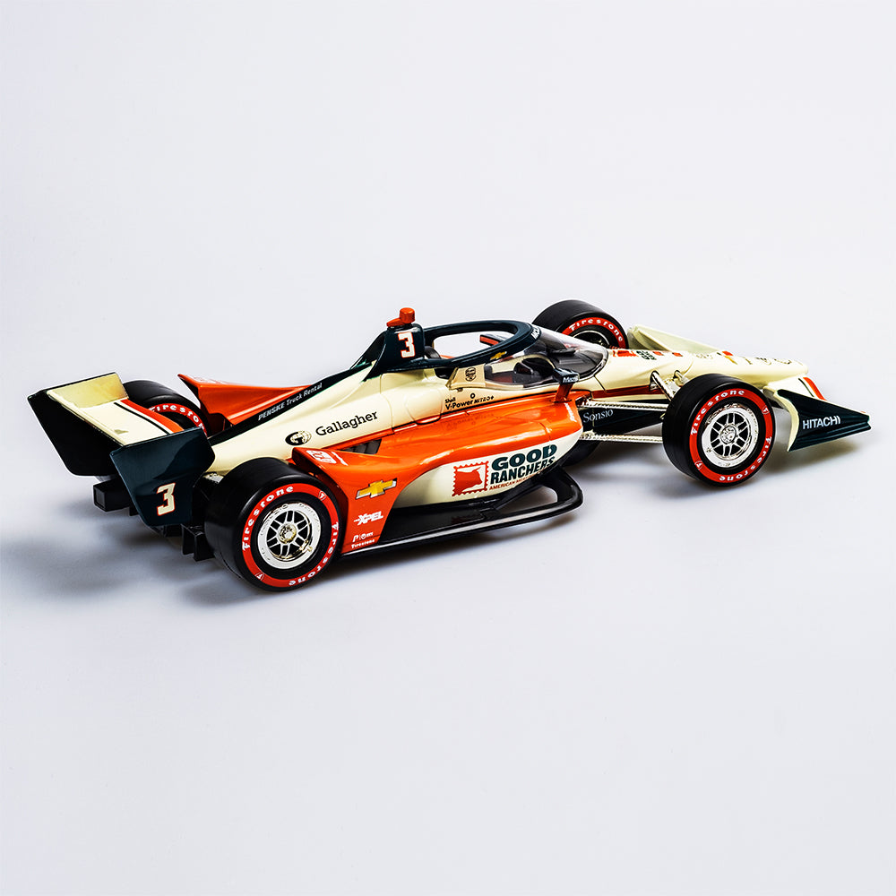 1:18 Team Penske #3 Good Ranchers Dallara Chevrolet IndyCar - 2023 Children's of Alabama Indy Grand Prix Winner - Driver: Scott McLaughlin (Signature Edition)