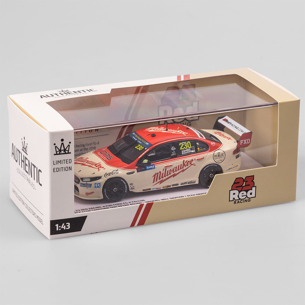 23 Red Racibg 1:43 23 Red Racing #230 FGX Falcon - 2018 Sandown 500 Retro Round ...