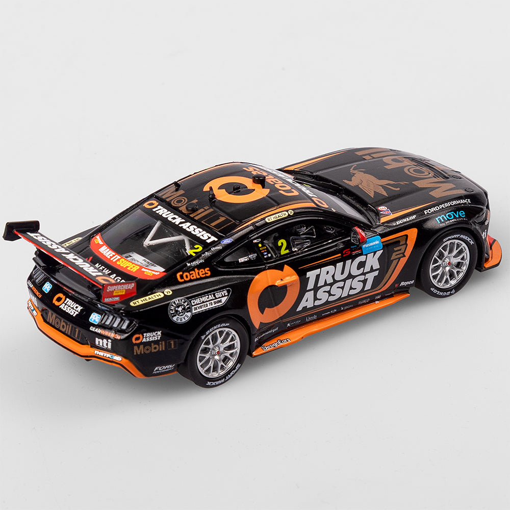 1:43 Mobil 1 Truck Assist Racing #2 Ford Mustang GT - 2024 Sydney SuperNight (Mobil 1 50th Anniversary Gold Livery)