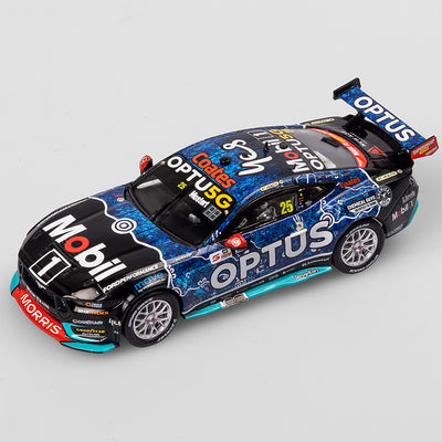 1:43 Mobil 1 Optus Racing #25 Ford Mustang GT - 2024 Townsville 500 Indigenous Livery