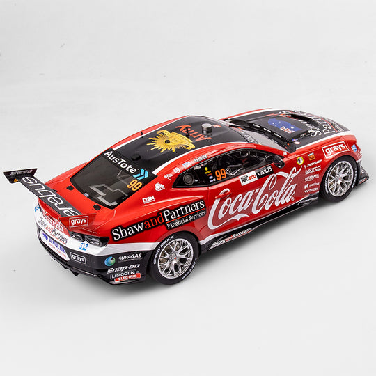 1:12 Coca-Cola Racing By Erebus #99 Chevrolet Camaro ZL1 - 2023 Supercars Championship Winner