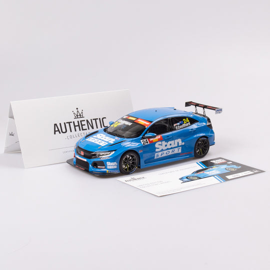 1:18 Stan Sport Wall Racing #24 Honda Civic Type R TCR - 2022 TCR Australia Phillip Island Race 2 & 3 Winner