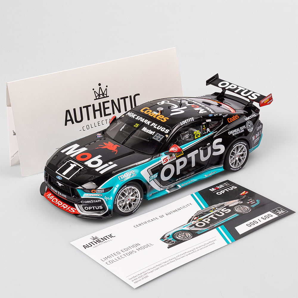 1:18 Mobil 1 Optus Racing #25 Ford Mustang GT - 2025 ITM Taupo Super 440 Race 9 Winner