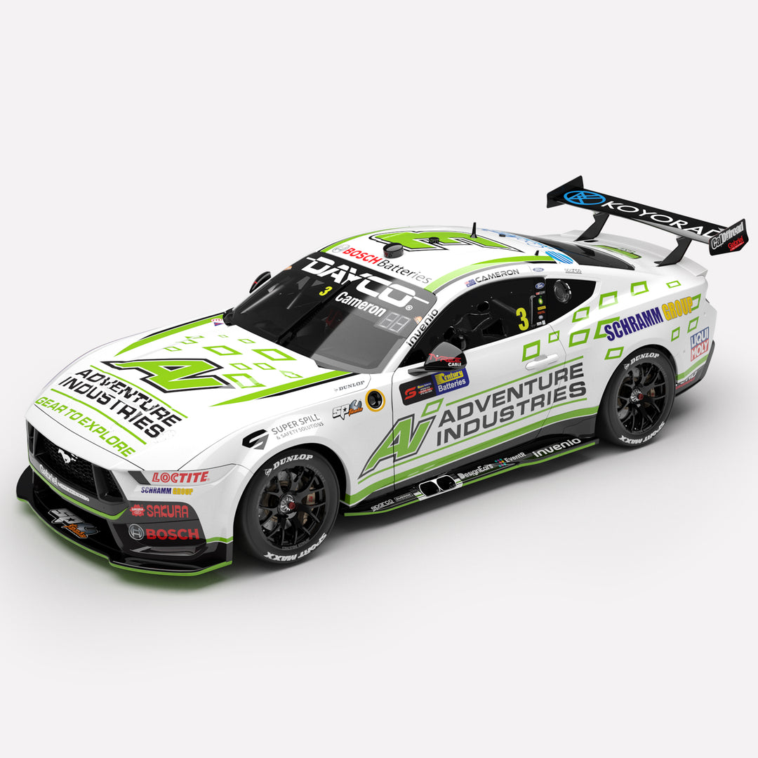 1:18 Blanchard Racing Team Adventure Industries - #3 Ford Mustang GT 2025 Century Batteries Ipswich Super 440 Driver: Aaron Cameron