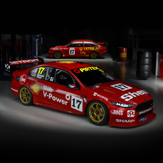 Shell V-Power Racing Team 2018 Sandown 500 Retro Round #17 Sierra/Falcon Print