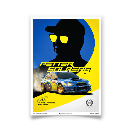 Subaru Impreza WRC 2003 Champion - Petter Solberg Print