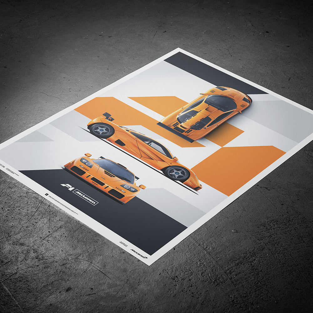 McLaren F1 LM - Papaya Orange Print