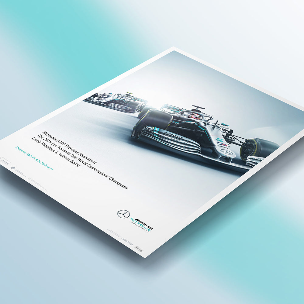 Mercedes-AMG Petronas Motorsport - 2019 F1 World Constructors Champions - Limited Edition Print