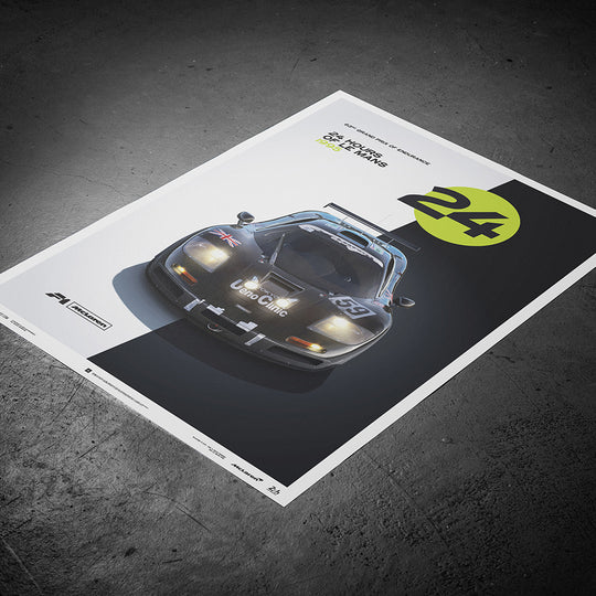 McLaren F1 GTR - 1995 24h Le Mans Winner Day/Night Print