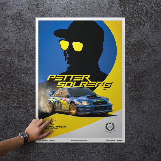 Subaru Impreza WRC 2003 Champion - Petter Solberg Print
