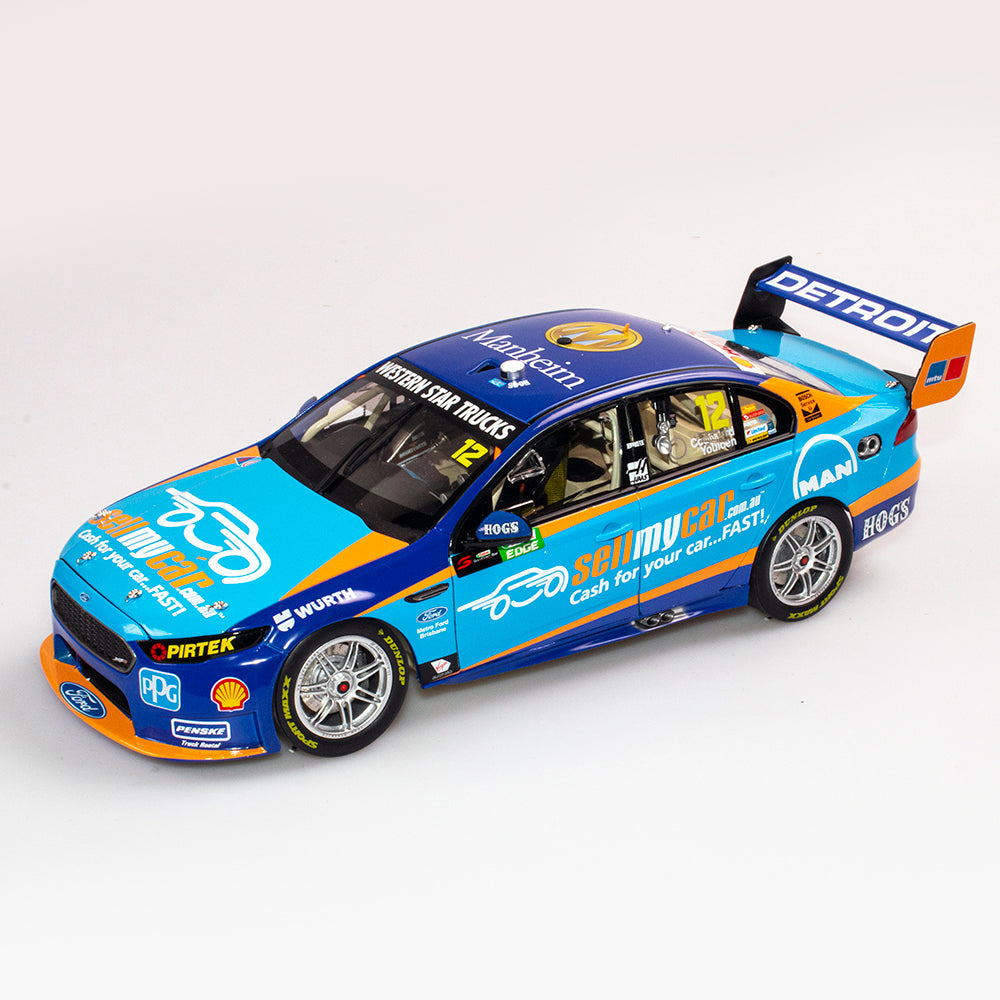 1:18 DJR Team Penske #12 Ford FGX Falcon Supercar - 2016 Gold Coast 600