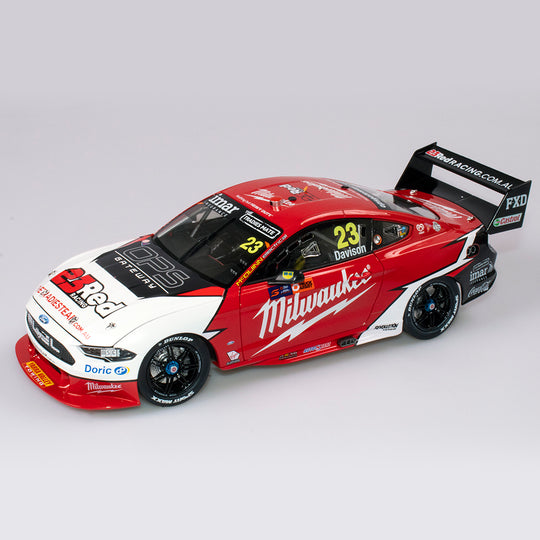 1:18 Milwaukee Racing #23 Ford Mustang GT Supercar - 2019 Championship Season