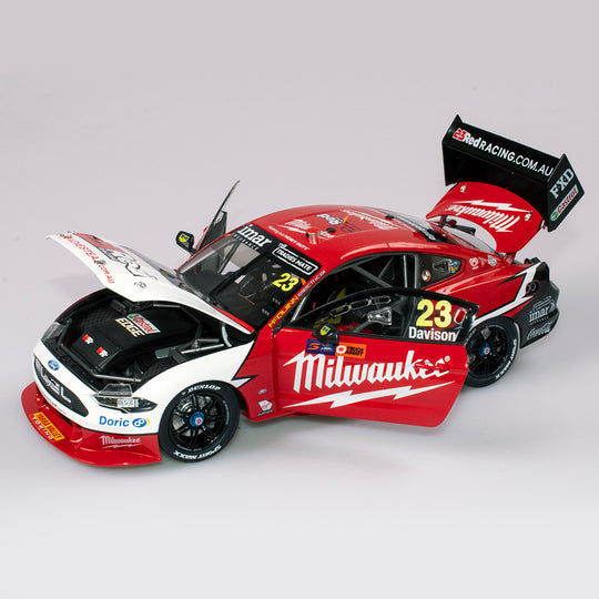 1:18 Milwaukee Racing #23 Ford Mustang GT Supercar - 2019 Championship Season