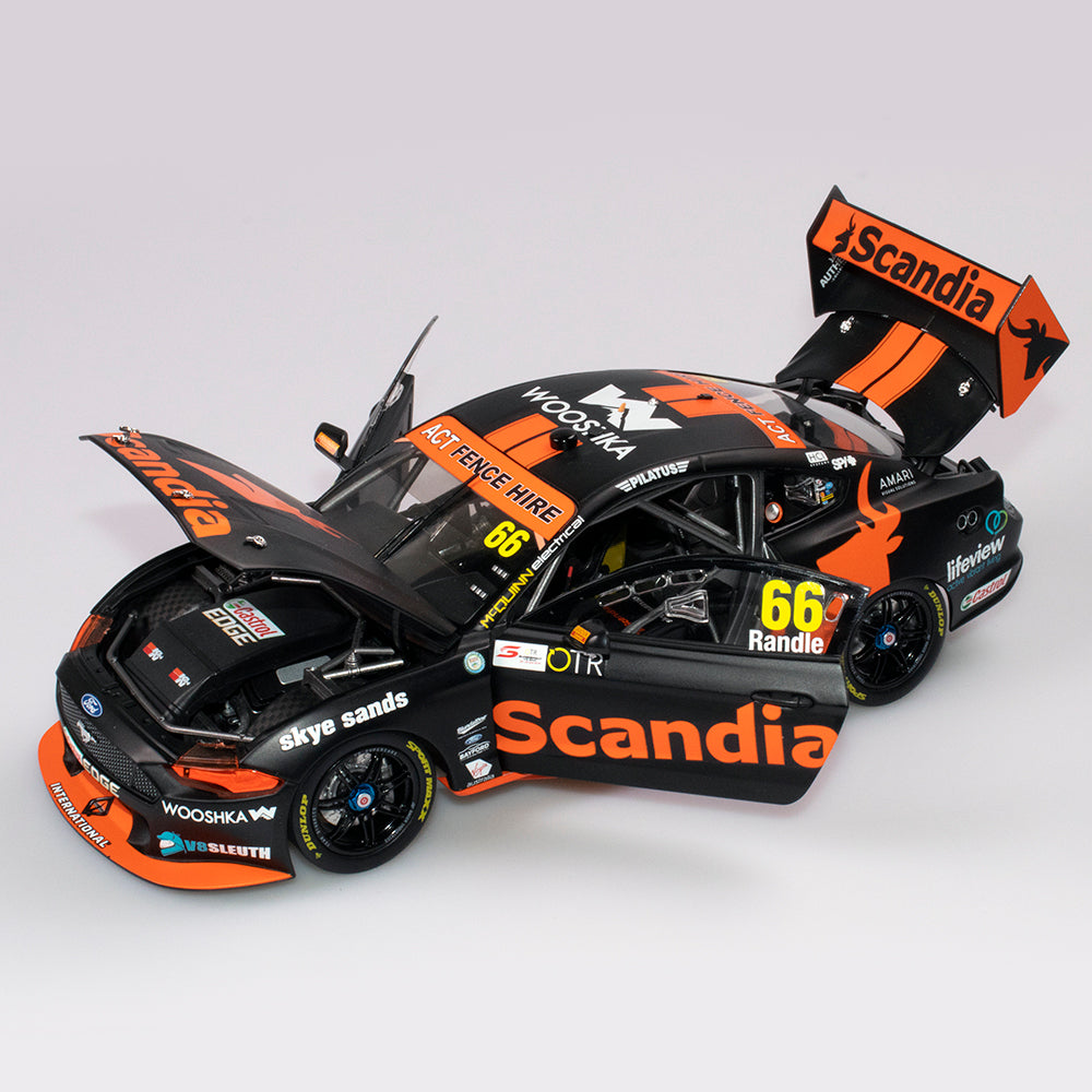 1:18 Scandia Racing #66 Ford Mustang GT Supercar - 2019 Championship Season