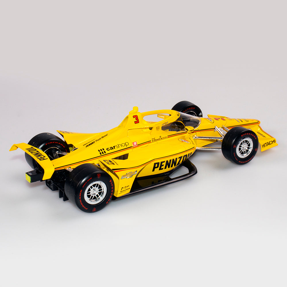1:18 Team Penske #3 Pennzoil Dallara Chevrolet INDYCAR With Driver Figurine - 2021 INDY 500 - Driver: Scott McLaughlin