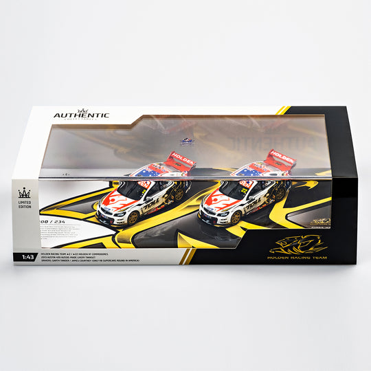 1:43 Holden Racing Team #2 / #22 Holden VF Commodores - 2013 Austin 400 Aussie-Made Livery Twinset